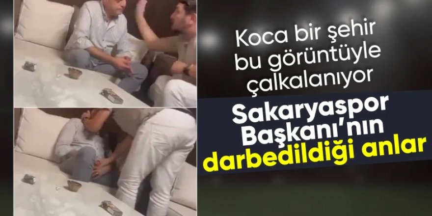 Sakaryaspor Kulüp Başkanı Gökhan İn'e makamında tokatlı saldırı!