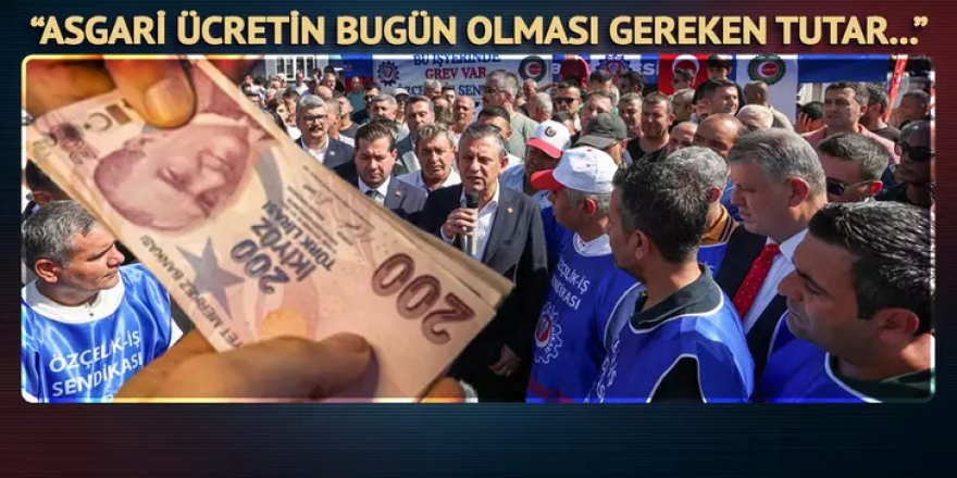 Özel asgari ücretin bugün olması gerektiği tutarı söyledi!