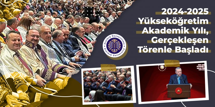 Yükseköğretim akademik yılı törenle başladı