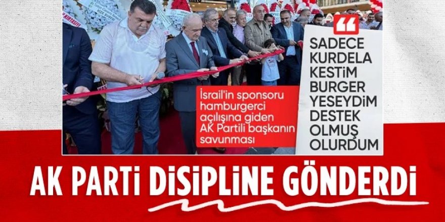 AK Parti, boykot edilen işletmenin açılışına katılan partilileri disipline sevk etti