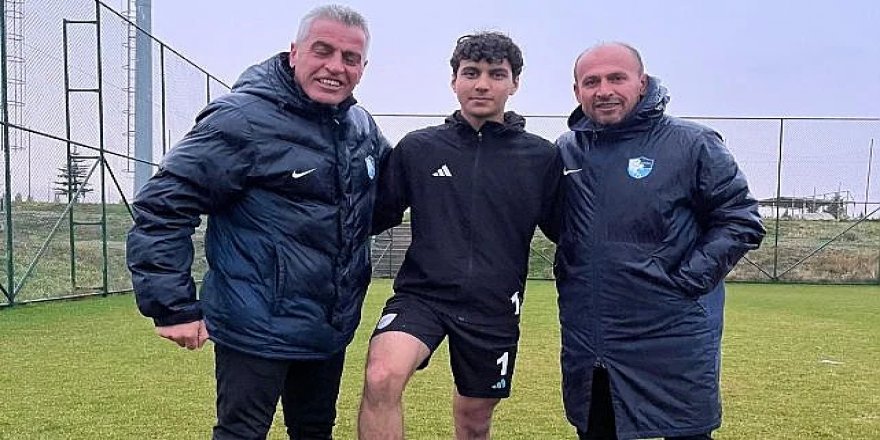 Bir teşekkür de Harbiş'e geldi: Genç futbolcu Erzurumspor FK'da