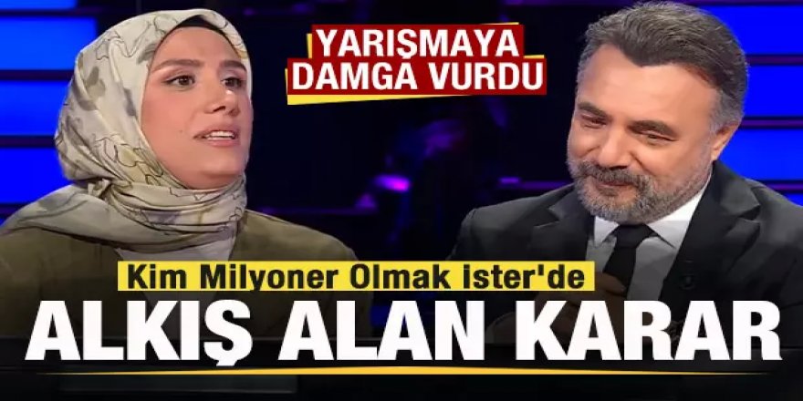 Kim Milyoner Olmak İster'e damga vuran anlar! Gazze kararı