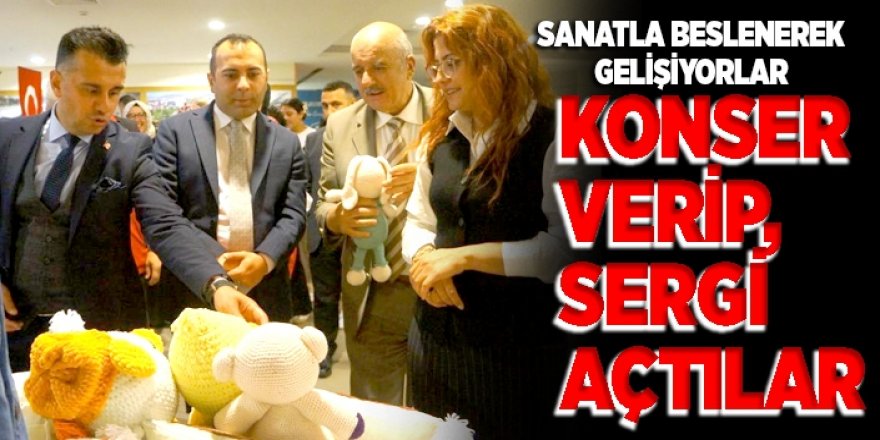 Erzurum'da Devlet korumasındaki çocuklar yeteneklerini sergiledi