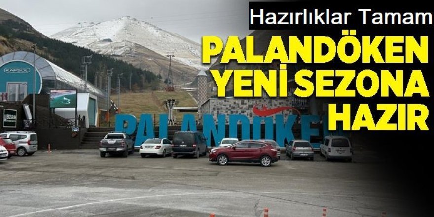 Palandöken sezona hazır