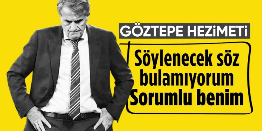 Trabzonspor Teknik Direktörü Şenol Güneş: Söyleyecek söz bulamıyorum