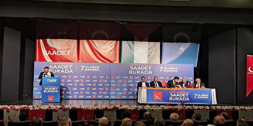 Saadet Partisi 7. Olağan Erzurum Kongresi yapıldı