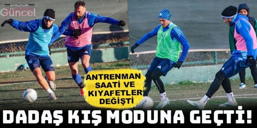 Erzurumspor,hazırlıklarını 'kış modunda' sürdürüyor