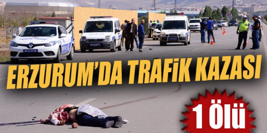 Erzurum’da TIR Kazası! Sürücü hayatını kaybetti,