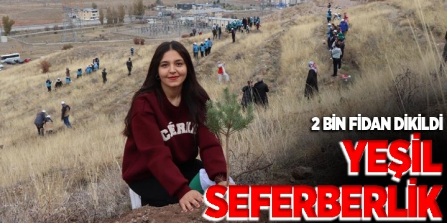 Oltu’da yeşil seferberlik