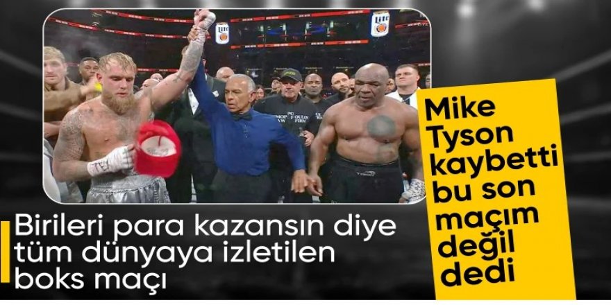 Mike Tyson - Jake Paul maçını Jake Paul kazandı!