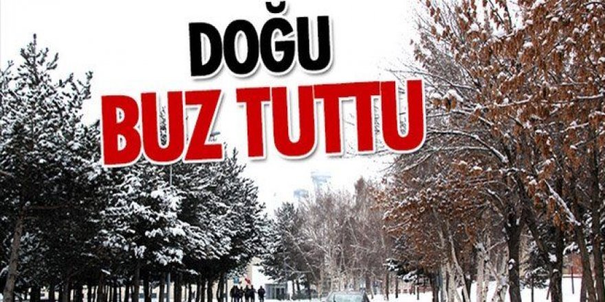 Don ve buzlanma: Erzurum Valiliği uyardı