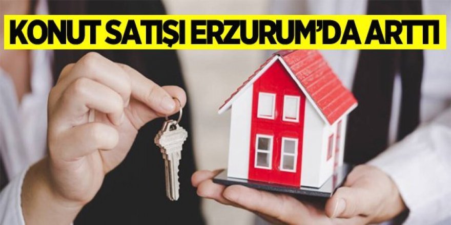 Erzurum konut satışında 25. sırada