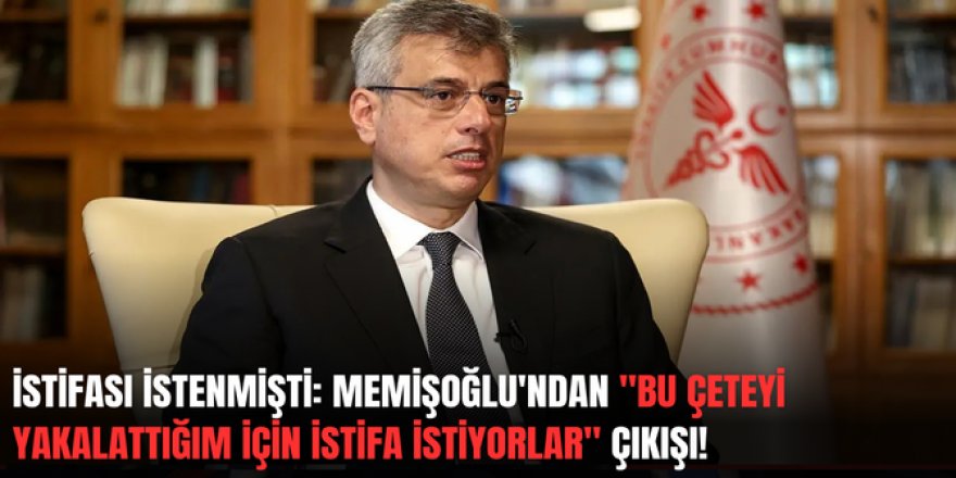 Sağlık Bakanı Memişoğlu'ndan yenidoğan çetesi açıklaması