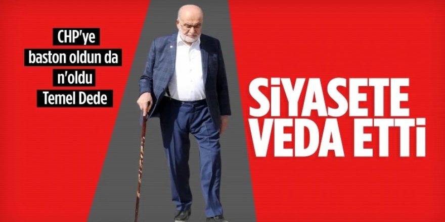 Temel Karamollaoğlu Saadet Partisi Genel Başkanlığı'na veda etti