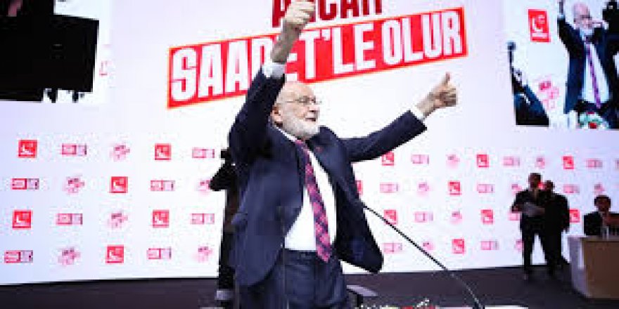 Temel Karamollaoğlu Saadet Partisi Genel Başkanlığı'na veda etti