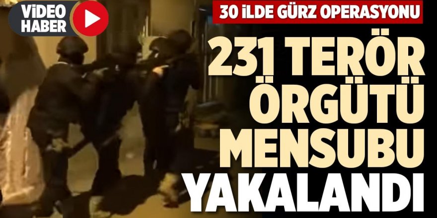 Erzurum ve 19 ilde teröre darbe