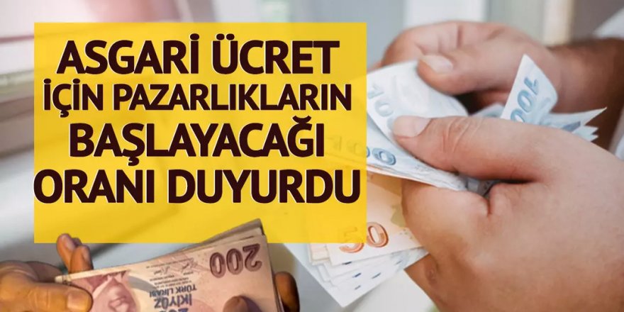 Asgari ücret için ses getirecek ipucu!