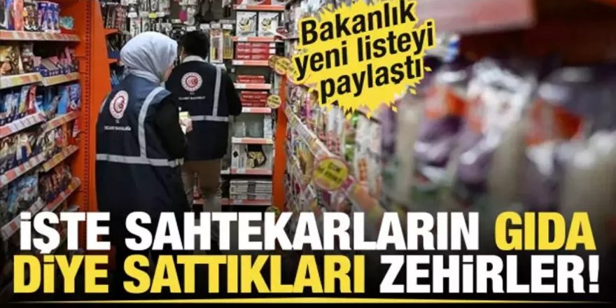 İşte taklit veya tağşiş yapılan gıdalar