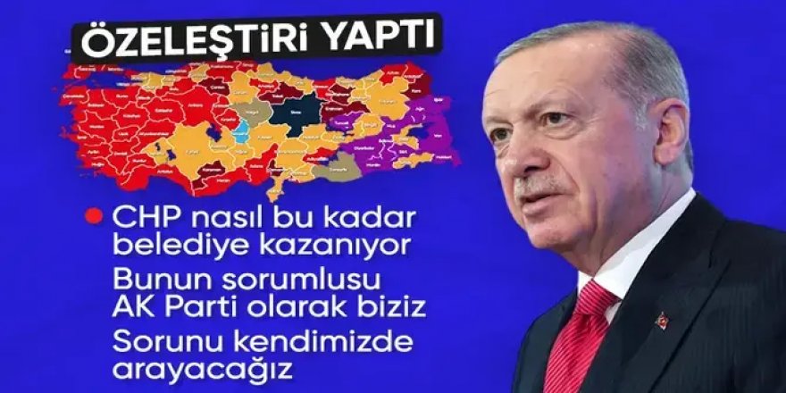 Erdoğan'dan seçim özeleştirisi