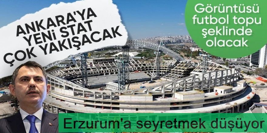 Ankara'nın yeni stadyum kompleksi hızla tamamlanıyor: Erzurum'a seyretmek düşüyor