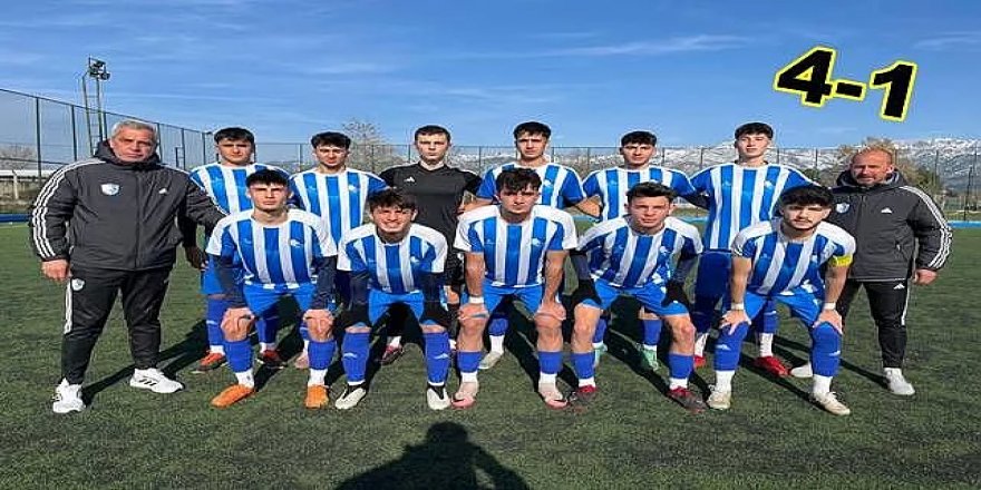 Erzurumspor'un U 19 takımı Erbaa'yı dağıttı! 4-1