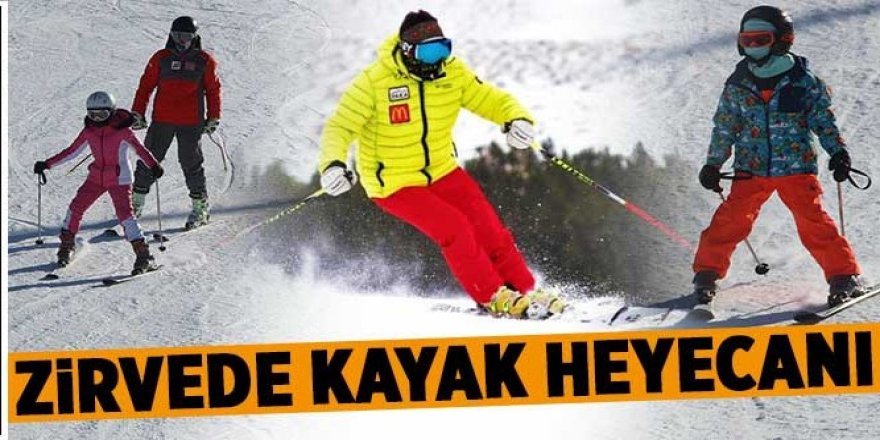 Palandöken'de Kayak sezonu erken açıldı