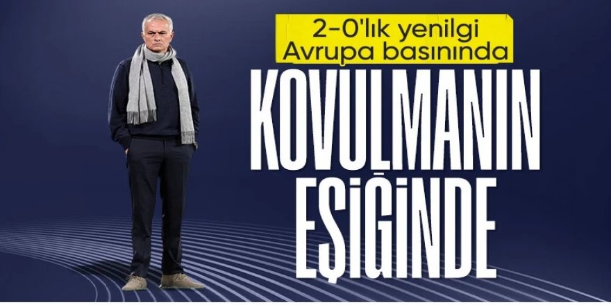 Mourinho'nun gidiş biletini hazırladılar!