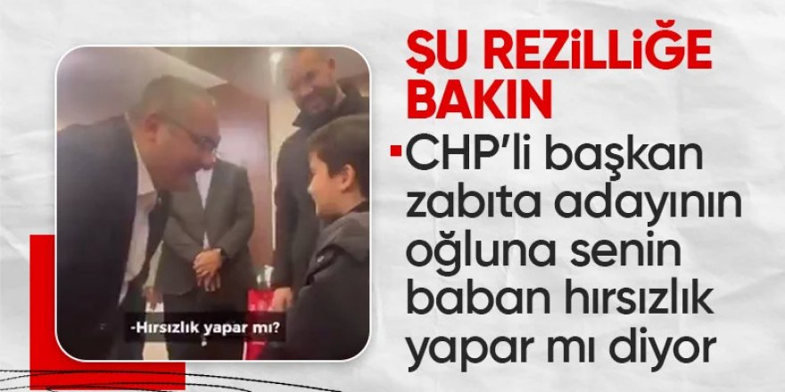 CHP’li Keçiören Belediye Başkanı'ndan çocuğa tepki çeken soru: Baban rüşvet yer mi?