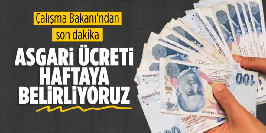 Bakan Işıkhan'dan asgari ücret açıklaması