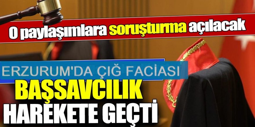 Palandöken'deki çığ faciası: O paylaşımlara soruşturma