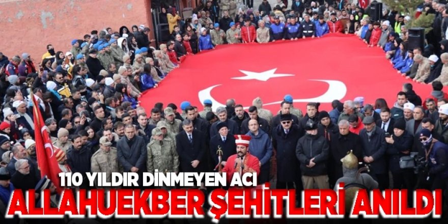 Allahuekber ve Soğanlı Dağları'nda şehit düşen Mehmetçikler anıldı