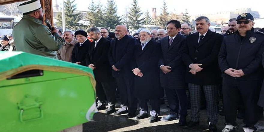 Akdağ'ın amcası son yolculuğuna uğurlandı