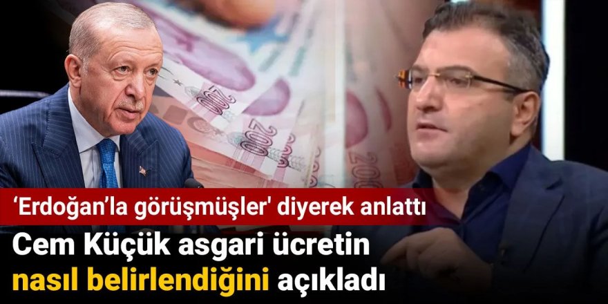 Cem Küçük asgari ücretin nasıl belirlendiğini açıkladı.