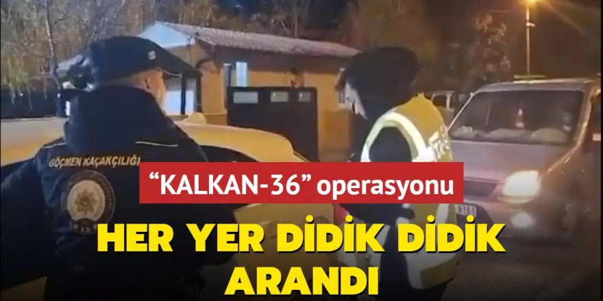 Erzurum ve 80 ilde: Kalkan operasyonlarında 656 düzensiz göçmen yakalandı