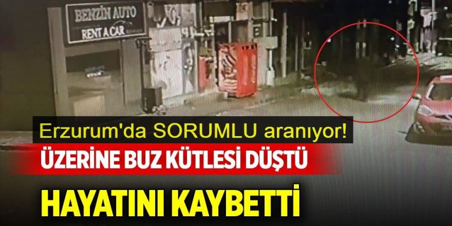 Erzurum'da çatıdan gelen ölüm! İhmal mi, Kader mi?