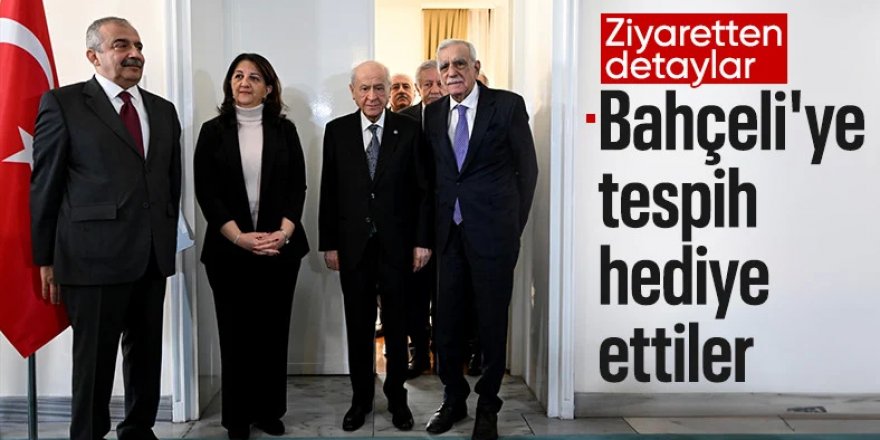 DEM Parti: Kürt siyasetçi Ahmet Türk Bahçeli ile görüştü