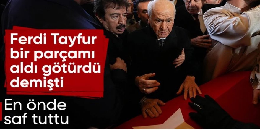 Binlerce kişi Ferdi Tayfur'u yalnız bırakmadı!