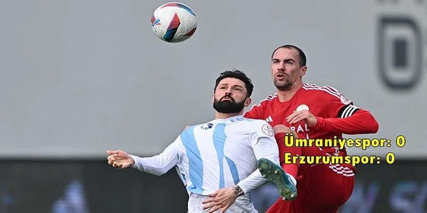 Erzurumspor FK, golü unuttu