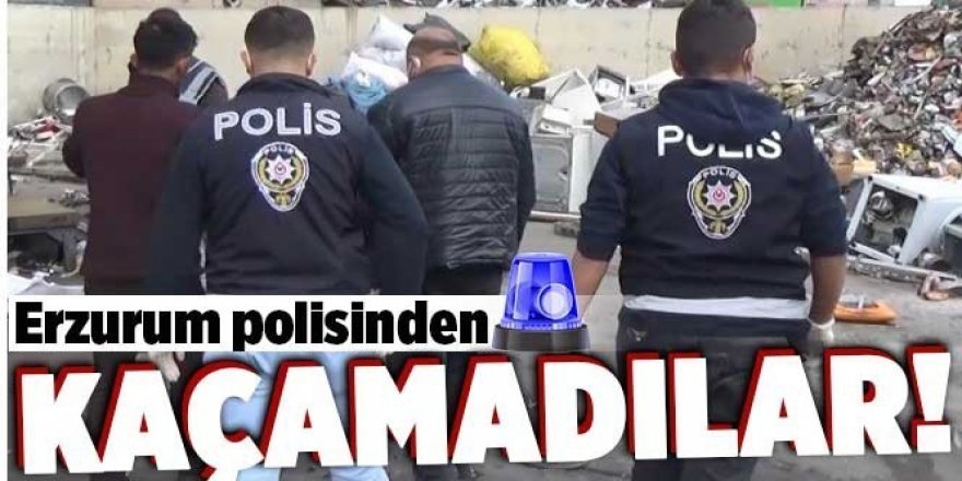 Erzurum polisinden operasyonlar: İşte bir aylık bilanço