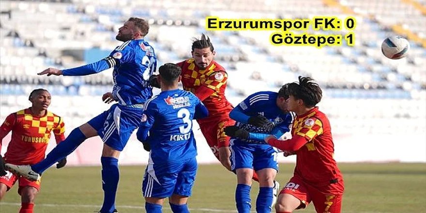 Erzurumspor FK'dan puansız başlangıç