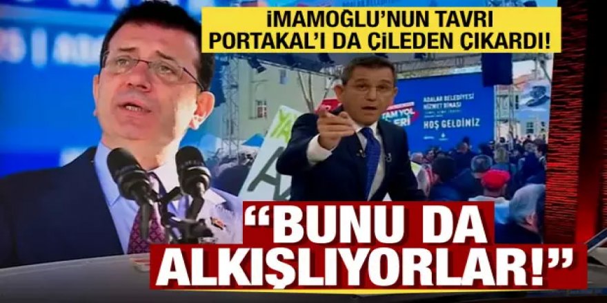 İmamoğlu protestocuya 'sesin çok detone' dedi