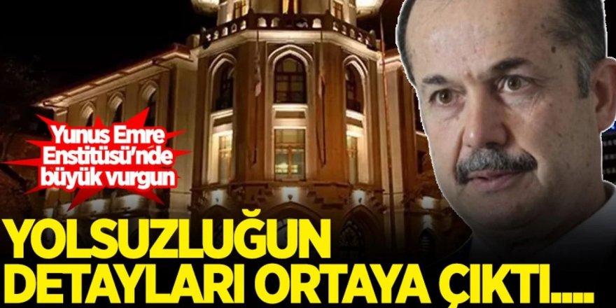 Yunus Emre Enstitüsü'ndeki yolsuzluğun detayları ortaya çıkıyor