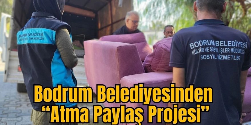 BELEDİYEDEN “ATMA PAYLAŞ PROJESİ”