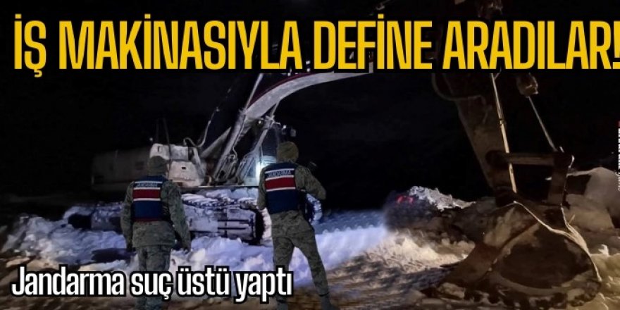 Erzurum'da Jandarma suç üstü yaptı