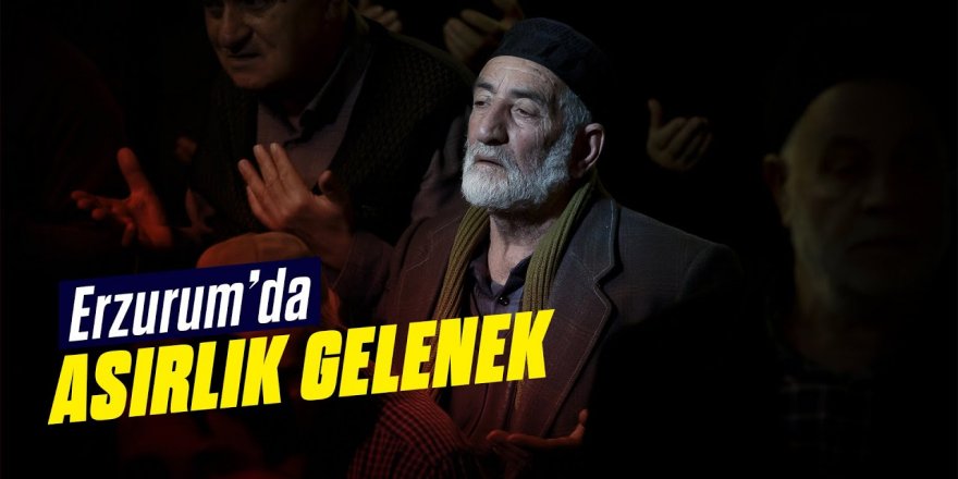 Erzurum’da 500 yıllık 1001 hatim geleneğinin duası gerçekleştirildi