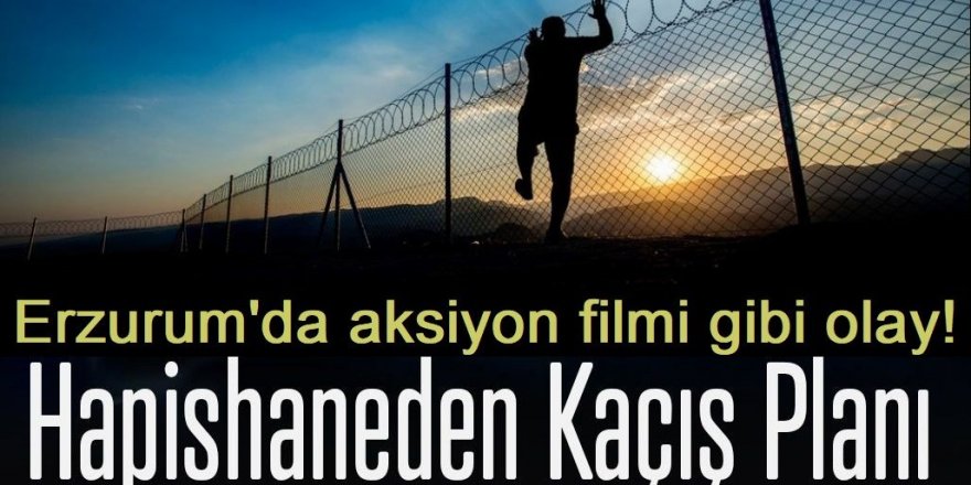 Kaçış planı hastanede bitti: Erzurum'da aksiyon filmi gibi olay!