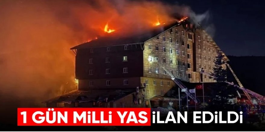 Cumhurbaşkanı Erdoğan: 1 günlük milli yas ilan edildi