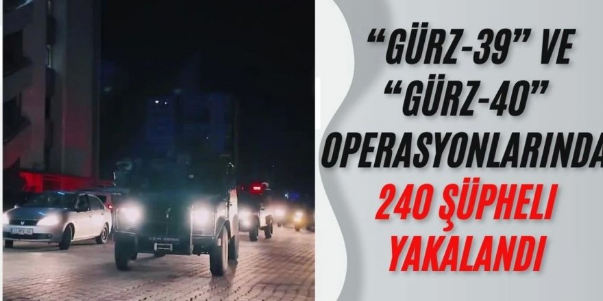 Erzurum ve 42 ilde terör operasyonu