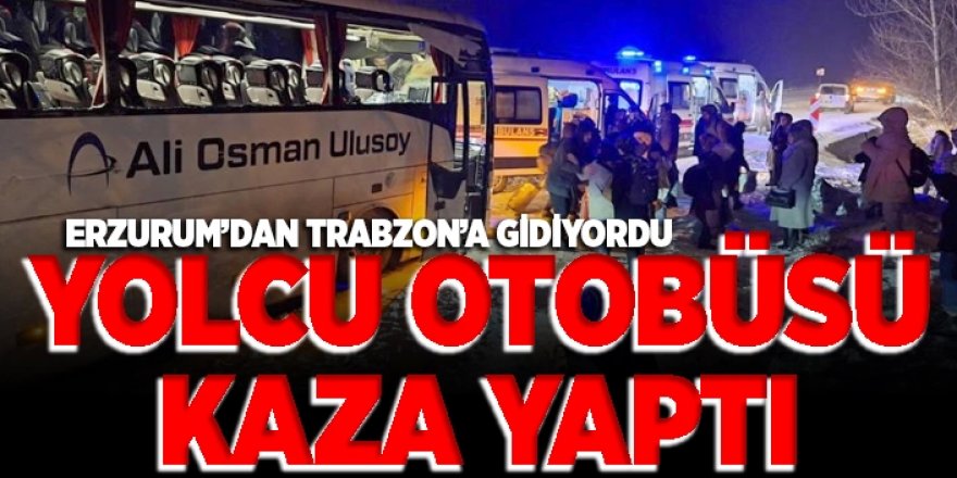 Karda kayan otobüs duvara sürterek durdu: 5 çocuk 14 yaralı!