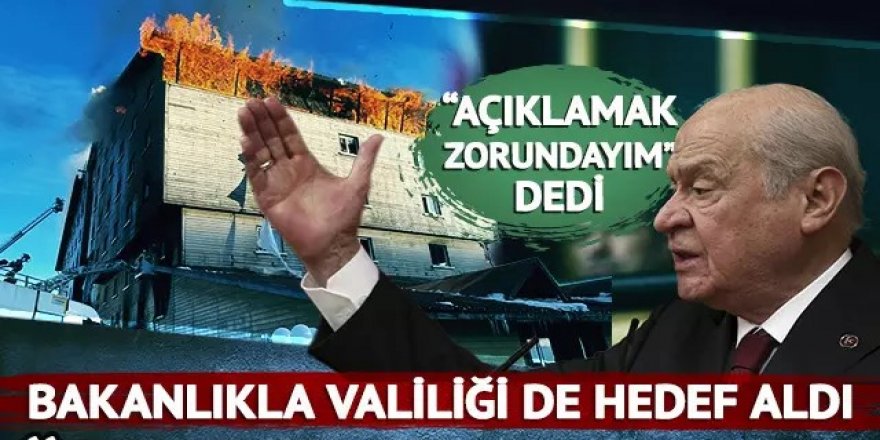 Bahçeli: "Tek tek hesap versinler"